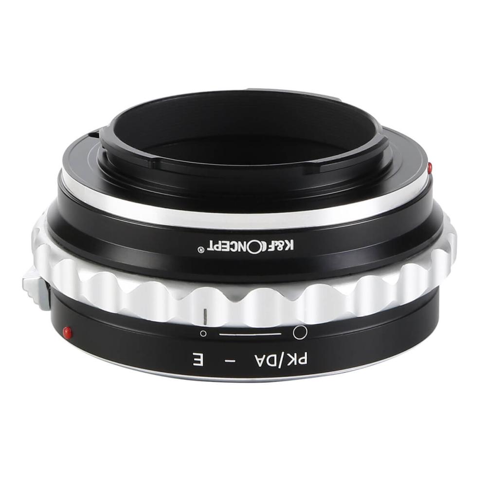 K&F Concept K&F Objektivadapter till Pentax K/M/A/FA/DA objektiv for Sony E kamerahus