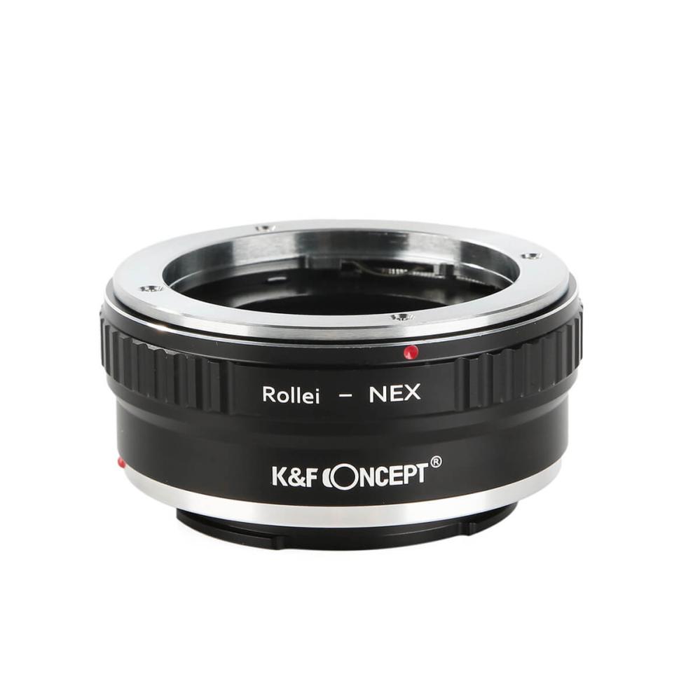 K&F Concept K&F Objektivadapter till Rollei QBM objektiv for Sony E kamerahus
