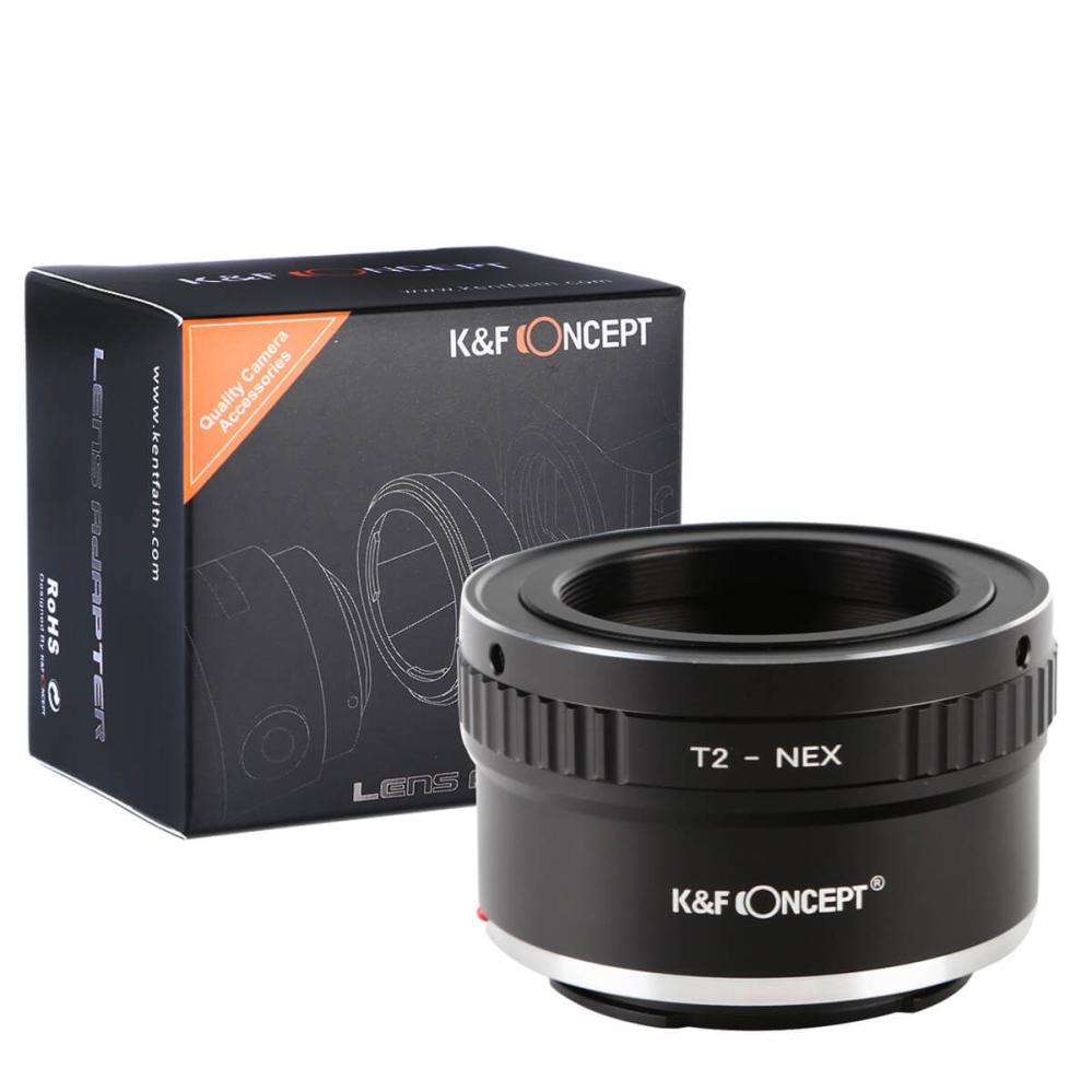 K&F Concept K&F Concept Objektivadapter till T2-optik for Sony E kamerahus