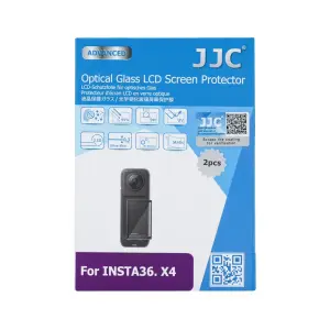 JJC JJC 2x Skjermbeskytter for Insta X4 360° 8K optisk glass 9H