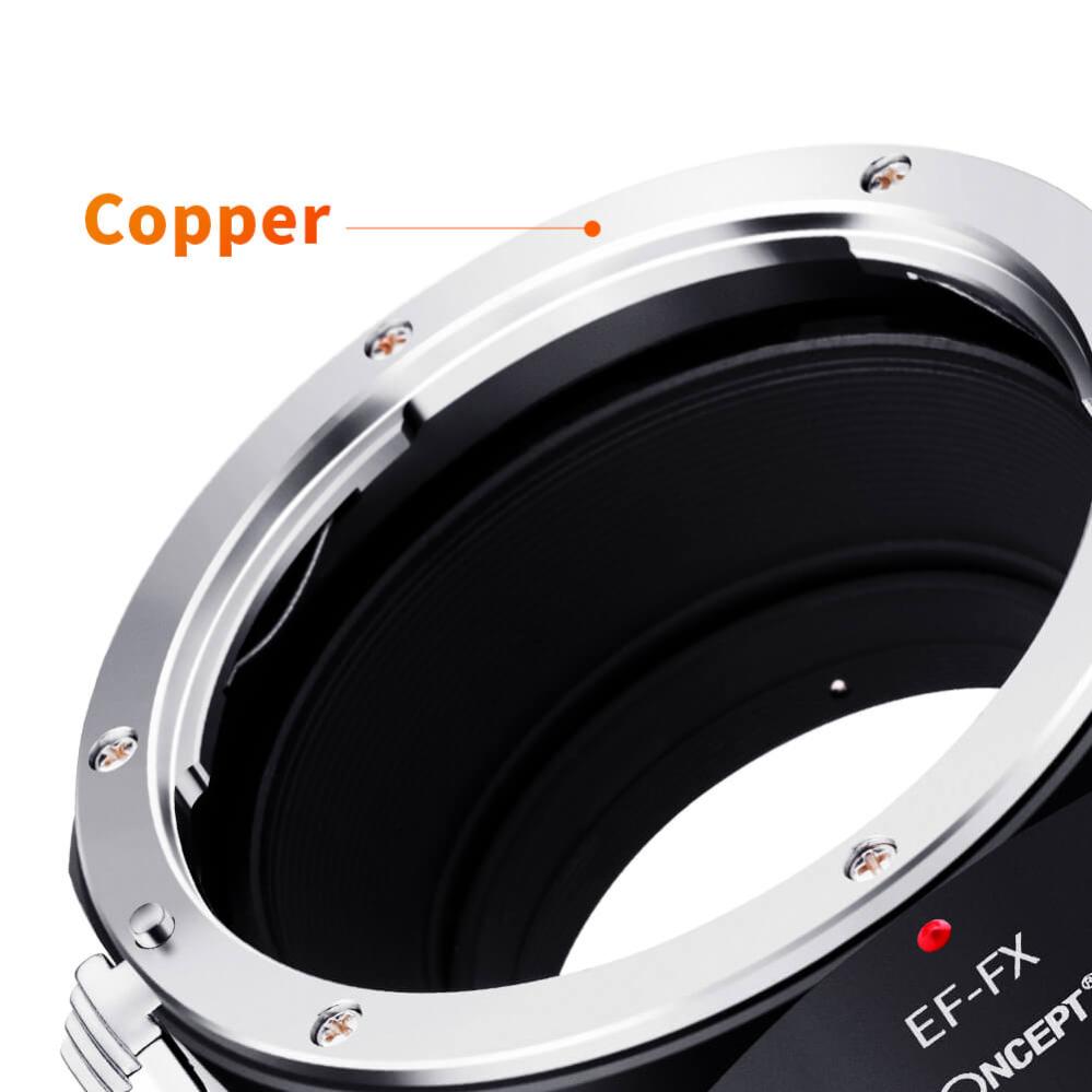 K&F Concept K&F Objektivadapter v2 for Canon EF/EF-S objektiv for Fujifilm X kamerahus