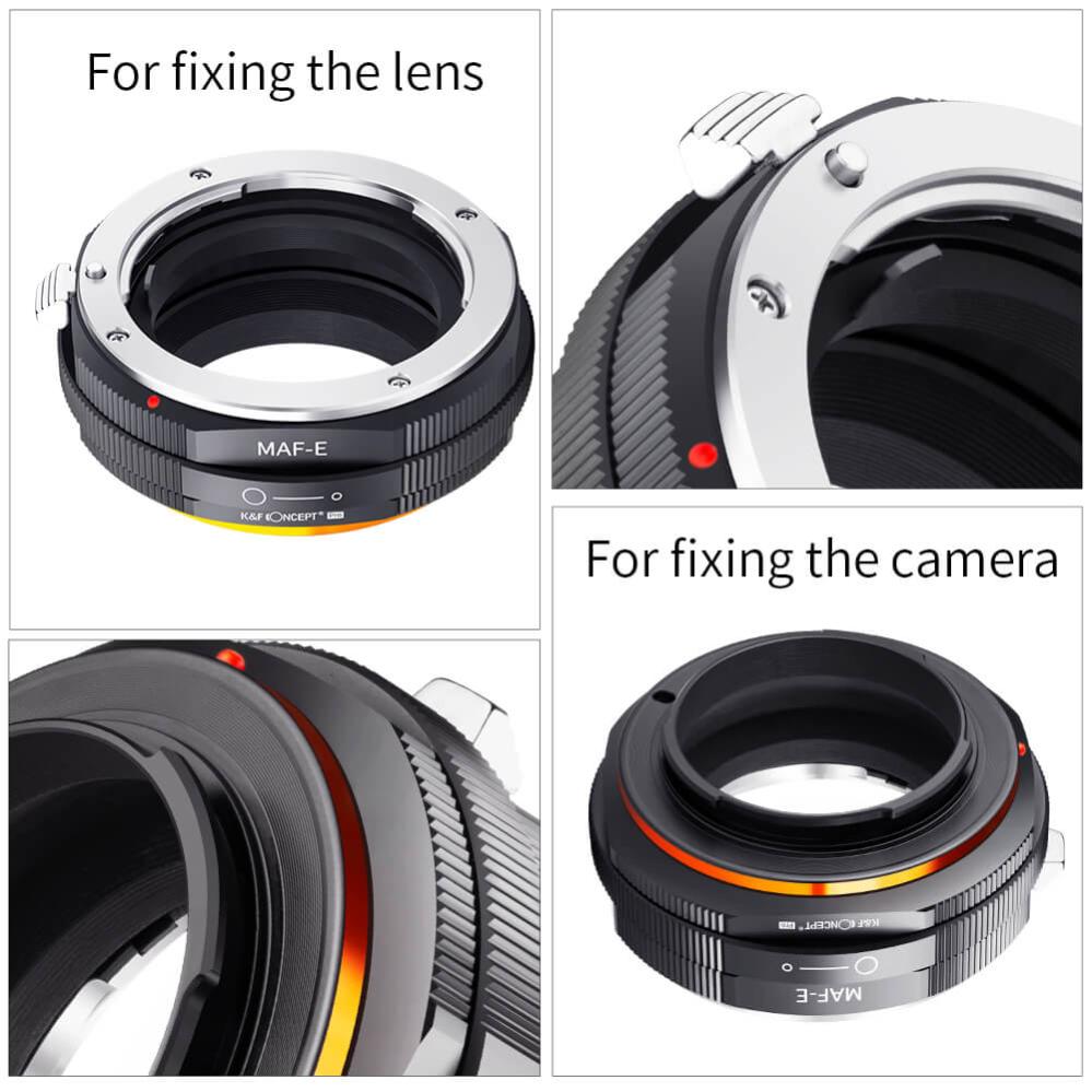 K&F Concept K&F Concept Objektivadapter v2 till Minolta AF objektiv for Sony E kamerahus