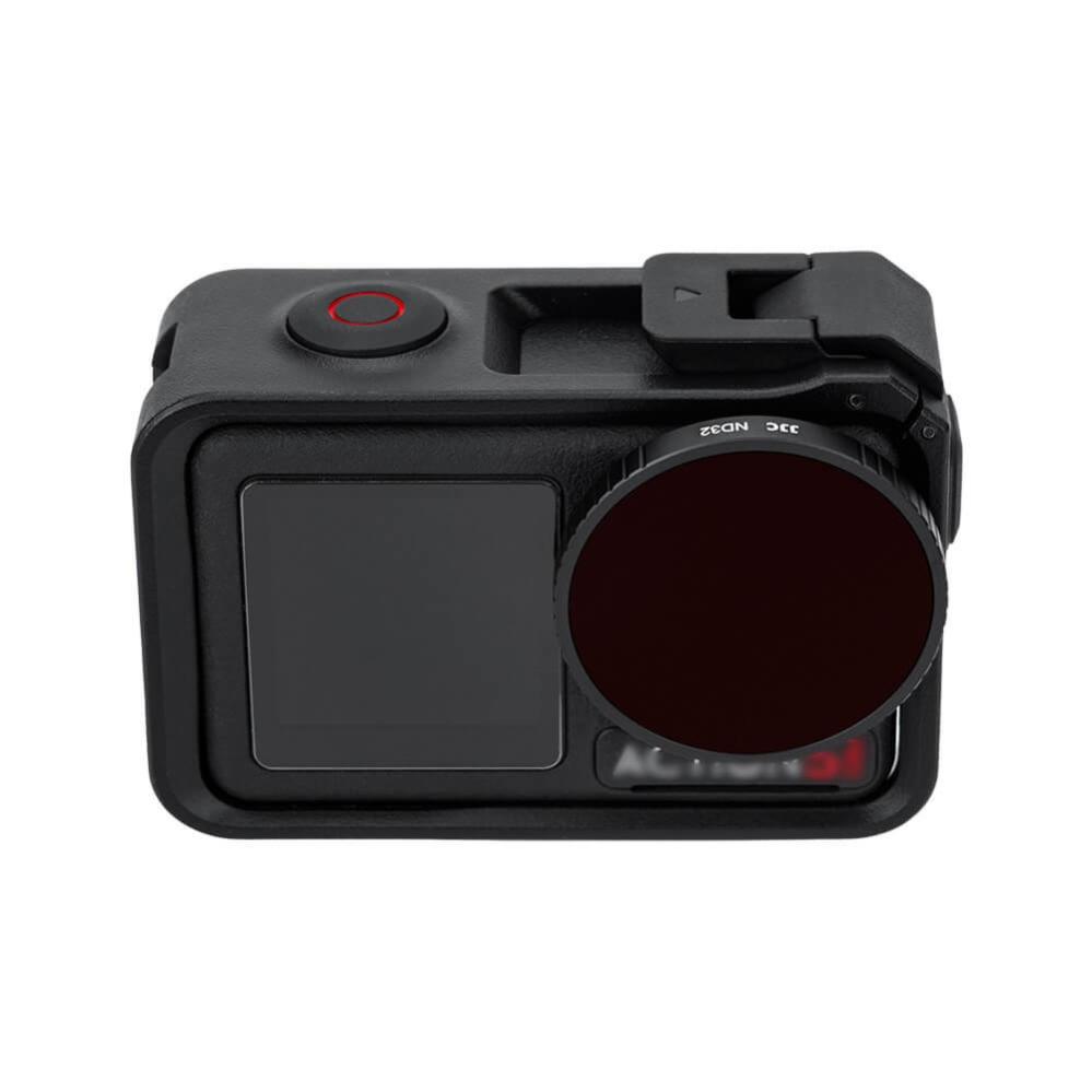 JJC JJC F-DANK4 Filtersett: ND8, ND16, ND32 og CPL-filter for Osmo Action 5 Pro/4/3