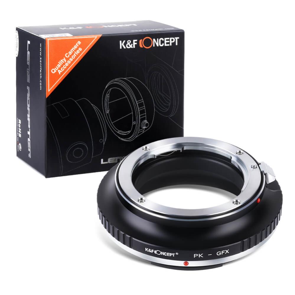 K&F Concept K&F Concept Objektivadapter for Pentax K objektiv for Fujifilm GFX kamerahus