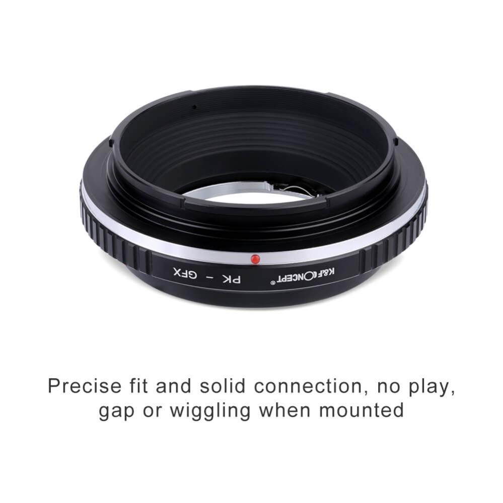 K&F Concept K&F Concept Objektivadapter for Pentax K objektiv for Fujifilm GFX kamerahus