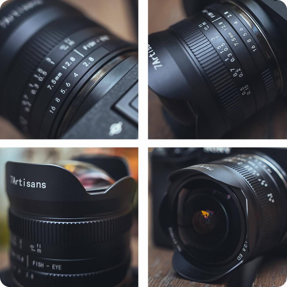 7Artisans 7Artisans 7.5mm f/2.8 II Fisheye-objektiv for Canon EOS R