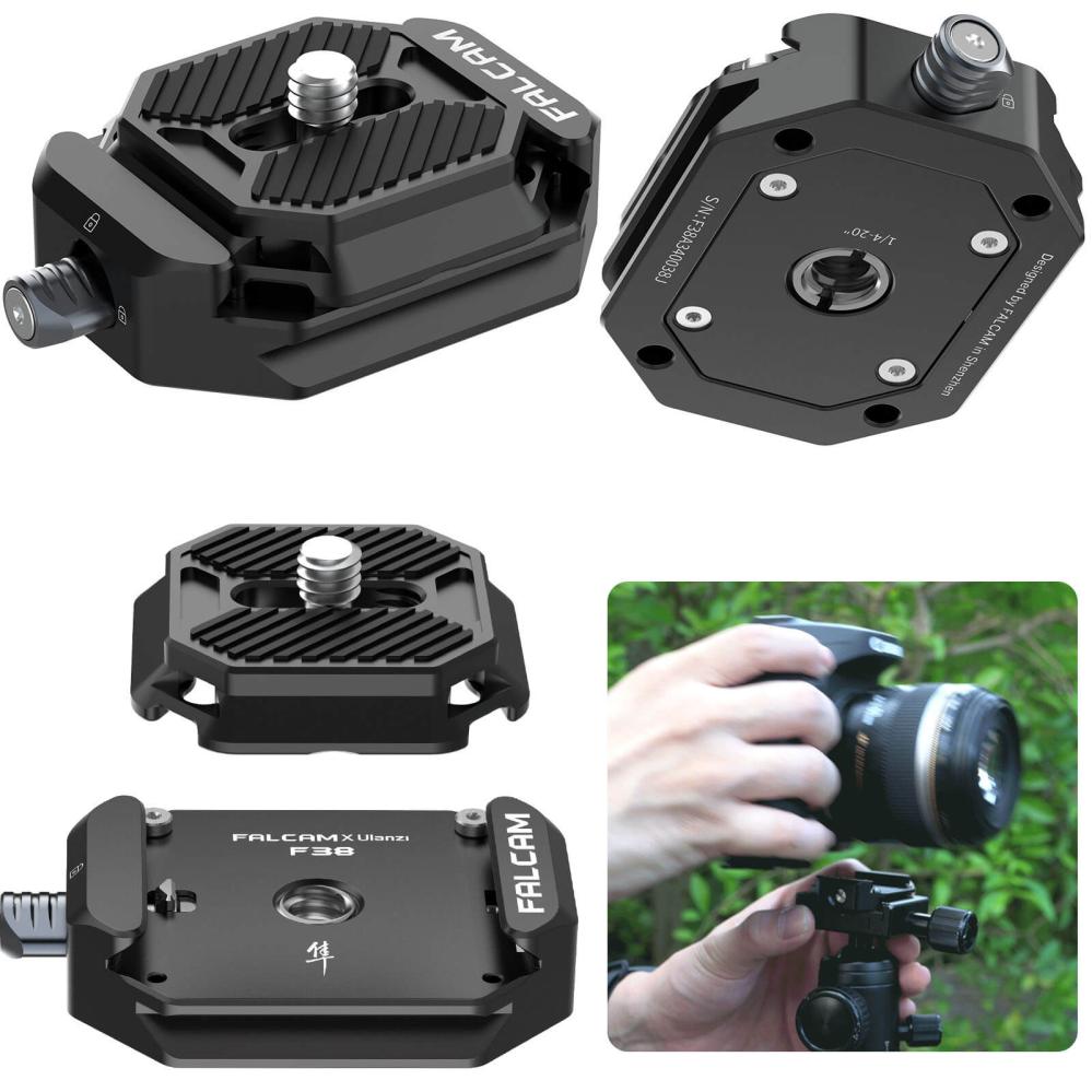 Falcam Hurtigkoblingsbrakett med flat Falcam F38 Arca sveitsisk design - Ulanzi