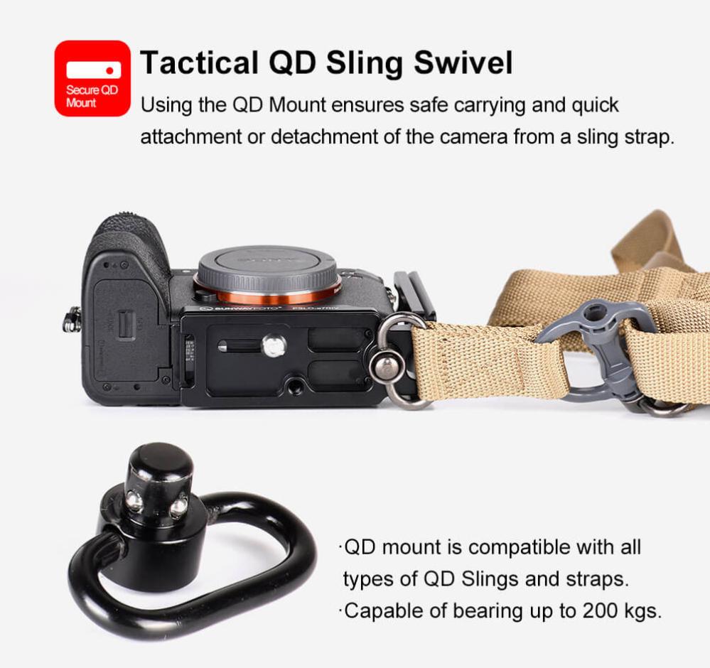 Sunwayfoto Sunwayfoto l-bracket for Sonyy A7R iv & A9II med qd-uttag