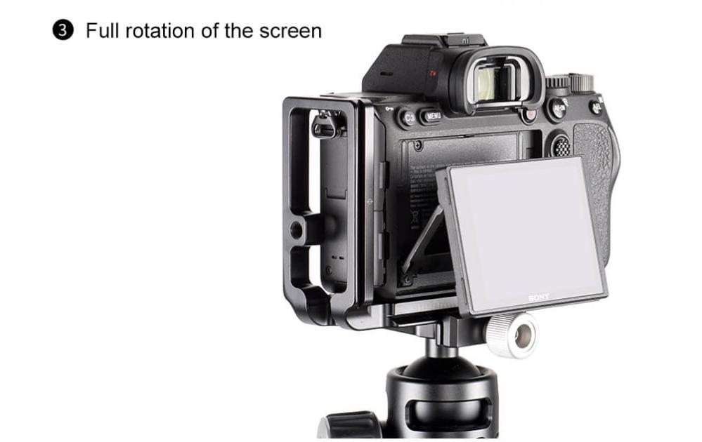 Sunwayfoto Sunwayfoto l-bracket for Sonyy A7R iv & A9II med qd-uttag