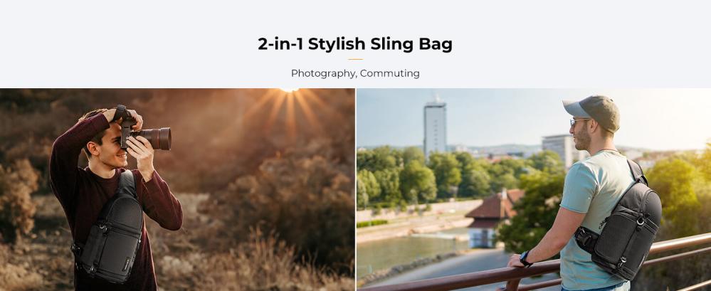 K&F Concept K&F Concept Kameraveske Sling 11 liter