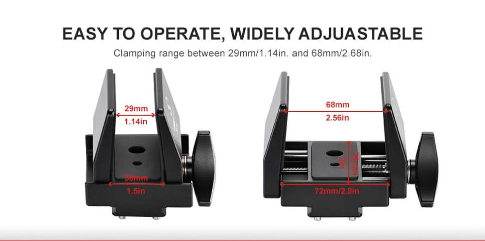 Sunwayfoto Sunwayfoto sm-76 tilbehørsfeste for jakt till Arca Swiss