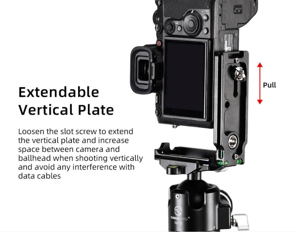 Sunwayfoto Sunwayfoto l-bracket for Sonyy a1 med qd-uttag