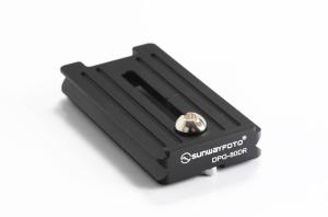 Sunwayfoto Sunwayfoto dpg-80dr raskkoblingsplate 80mm Arca Swiss med kantstöd