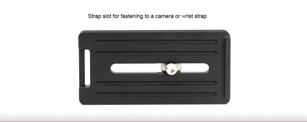 Sunwayfoto Sunwayfoto dpg-80dr raskkoblingsplate 80mm Arca Swiss med kantstöd