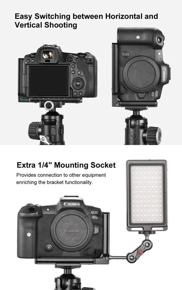Sunwayfoto Sunwayfoto l-bracket universal modell arca for systemkameraer - kartong saknas