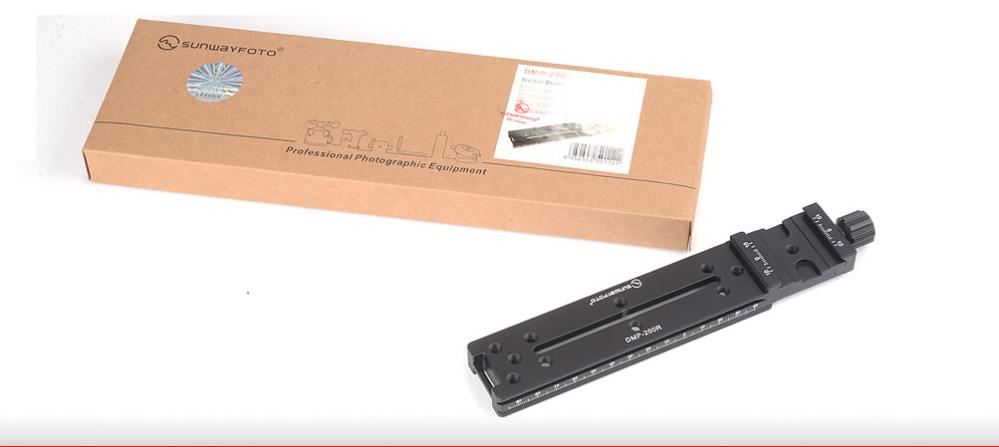 Sunwayfoto Sunwayfoto 200mm Nodalskinne med dovetail-spor