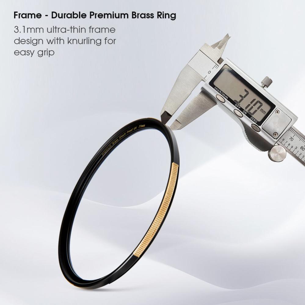 Haida Haida Premium Messing Shock-Proof UV-filter