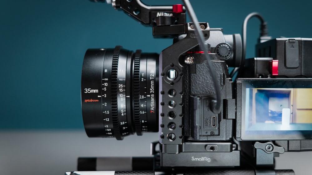7Artisans 7Artisans 35mm T2.0 Fullformat Cinema objektiv for Canon EOS RF
