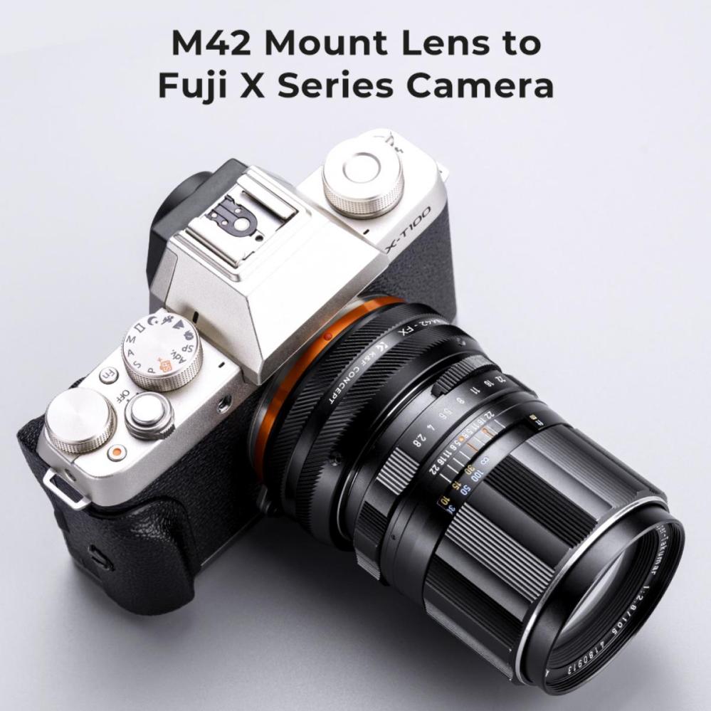 K&F Concept K&F Concept Objektivadapter IV Pro for M42-objektiv for Fujifilm X