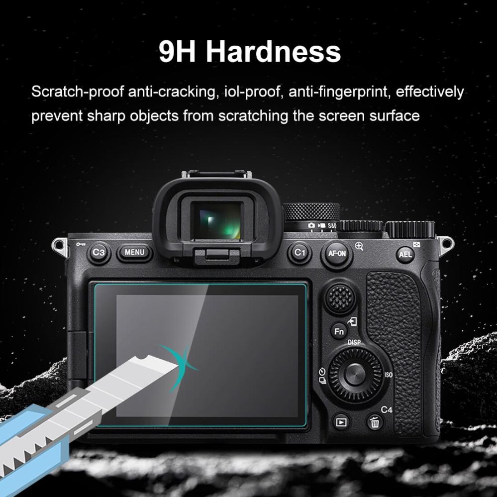 Puluz Puluz Skjermbeskytter herdet glas 9H for Sony Alpha A7/A7 IV/A7 MIV