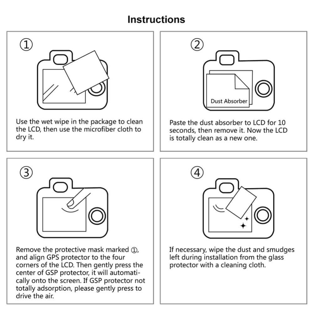 Unbranded Skjermbeskytter for Canon EOS R3 av härdat glas 9H