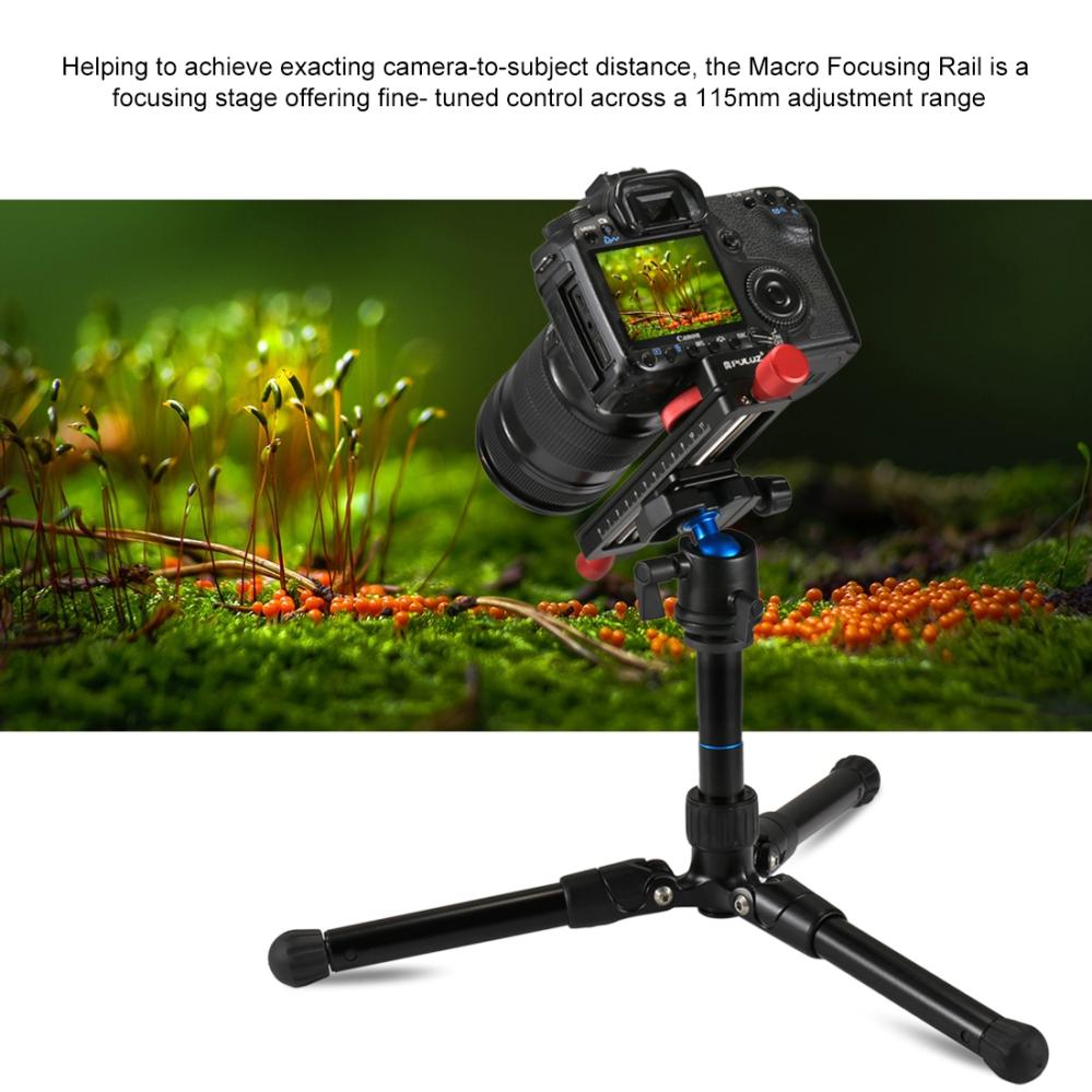 Puluz Puluz Makroplate med skyvekontroll for nærbildefotografering