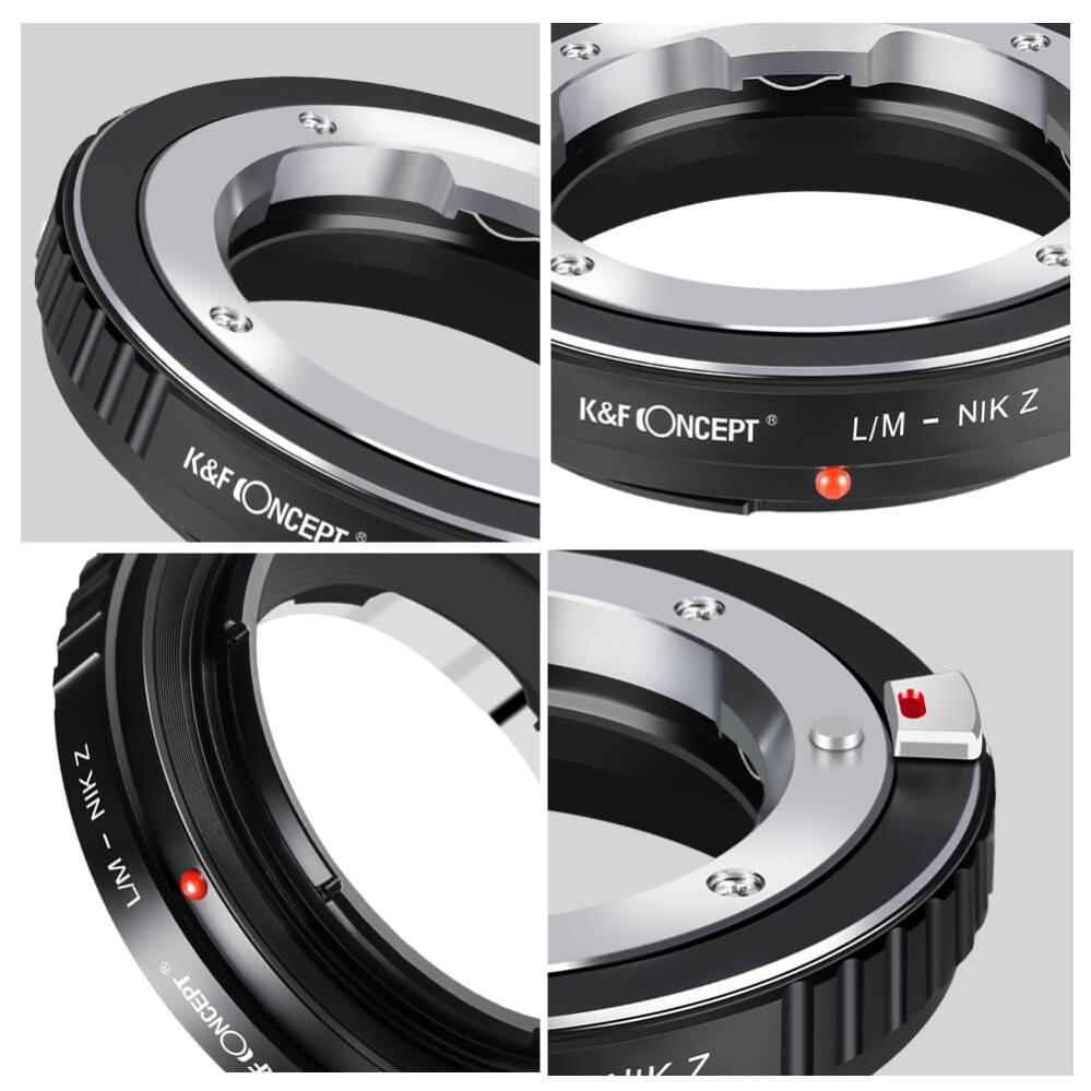 K&F Concept K&F Concept Objektivadapter till Leica M objektiv for Nikon Z kamerahus