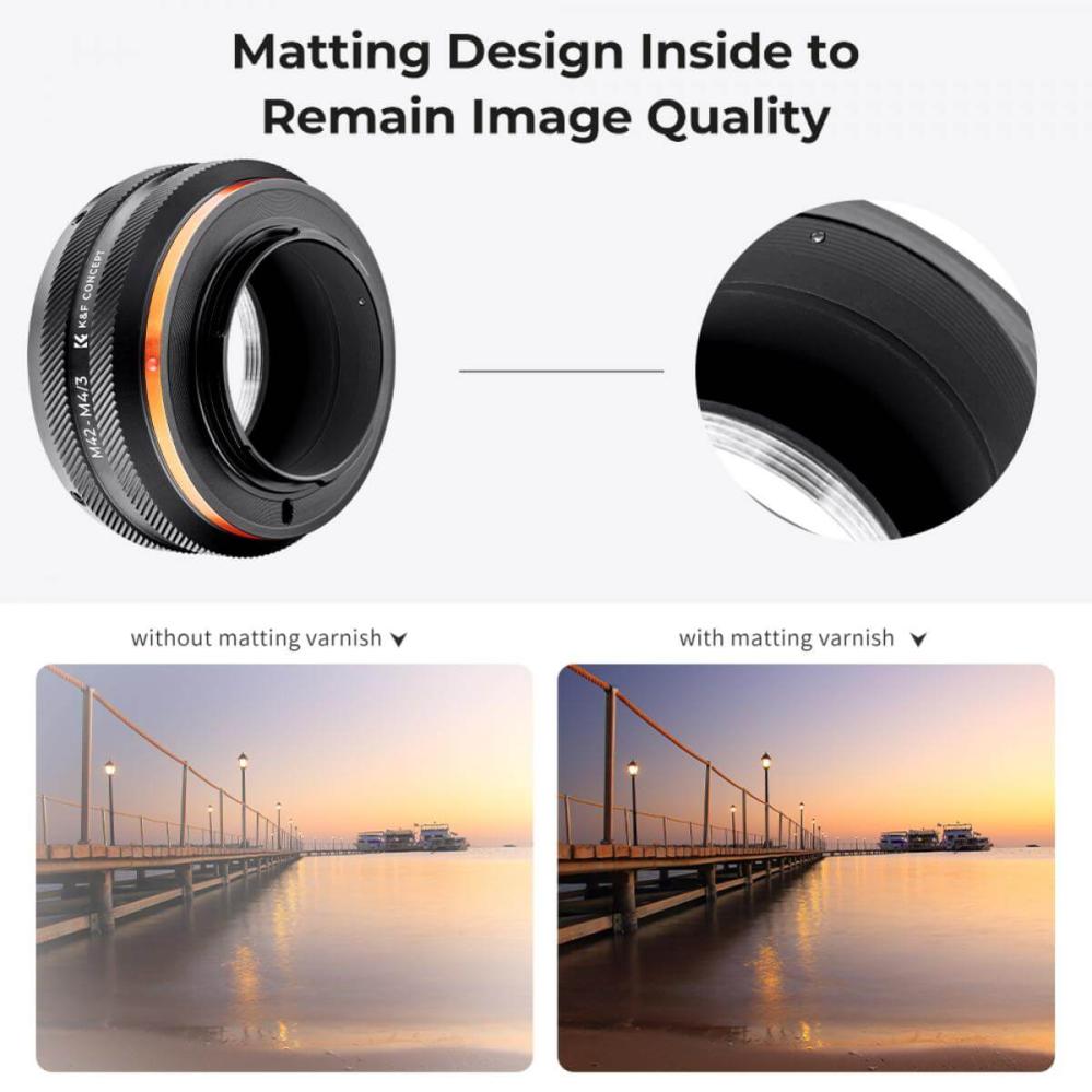 K&F Concept K&F Concept Objektivadapter Pro IV till M42-objektiv for Micro 4/3