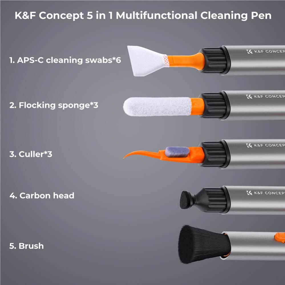 K&F Concept K&F Concept Rengjøringspenne 5i1-Paket for APS-C