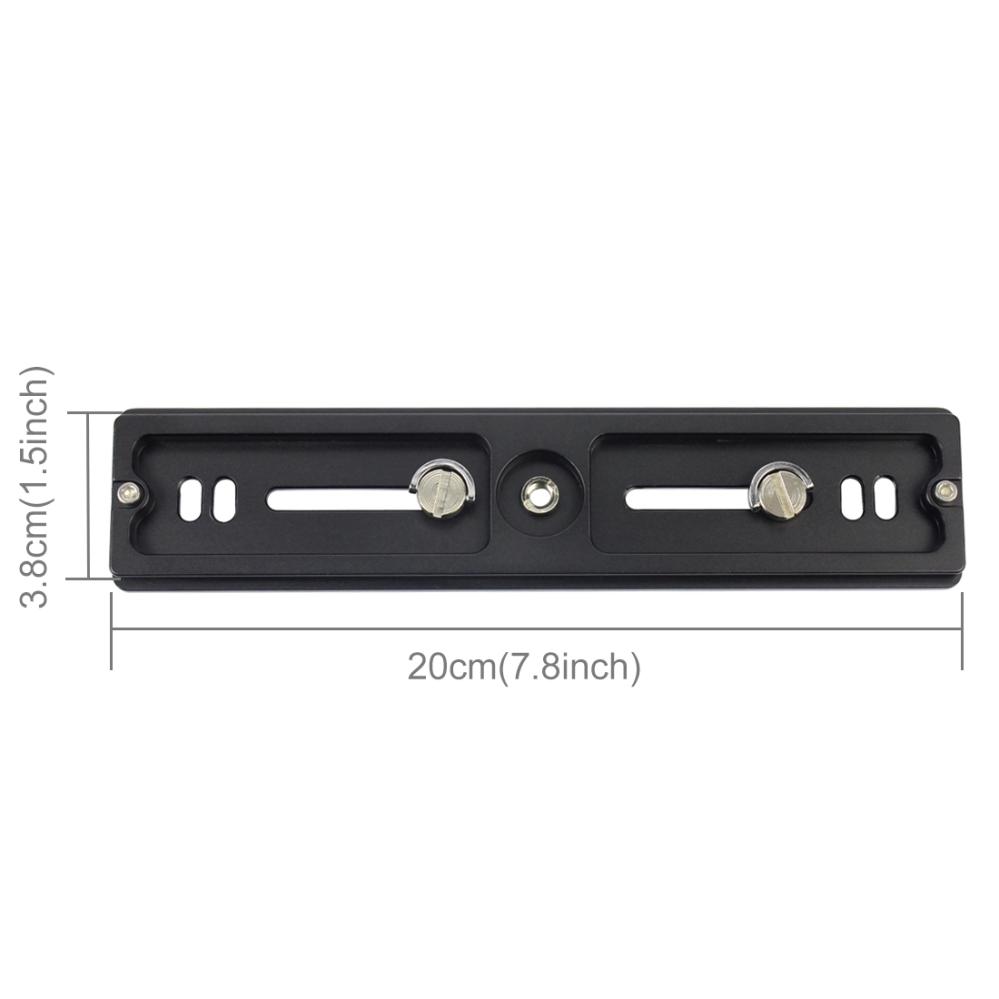 Puluz Puluz raskkoblingsplate 200mm for 2x systemkameraer Arca Swiss system