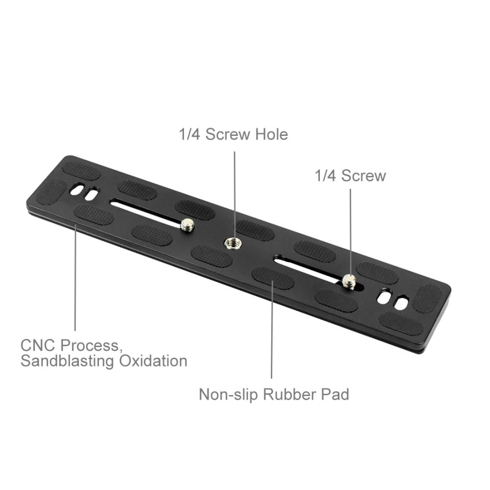 Puluz Puluz raskkoblingsplate 200mm for 2x systemkameraer Arca Swiss system