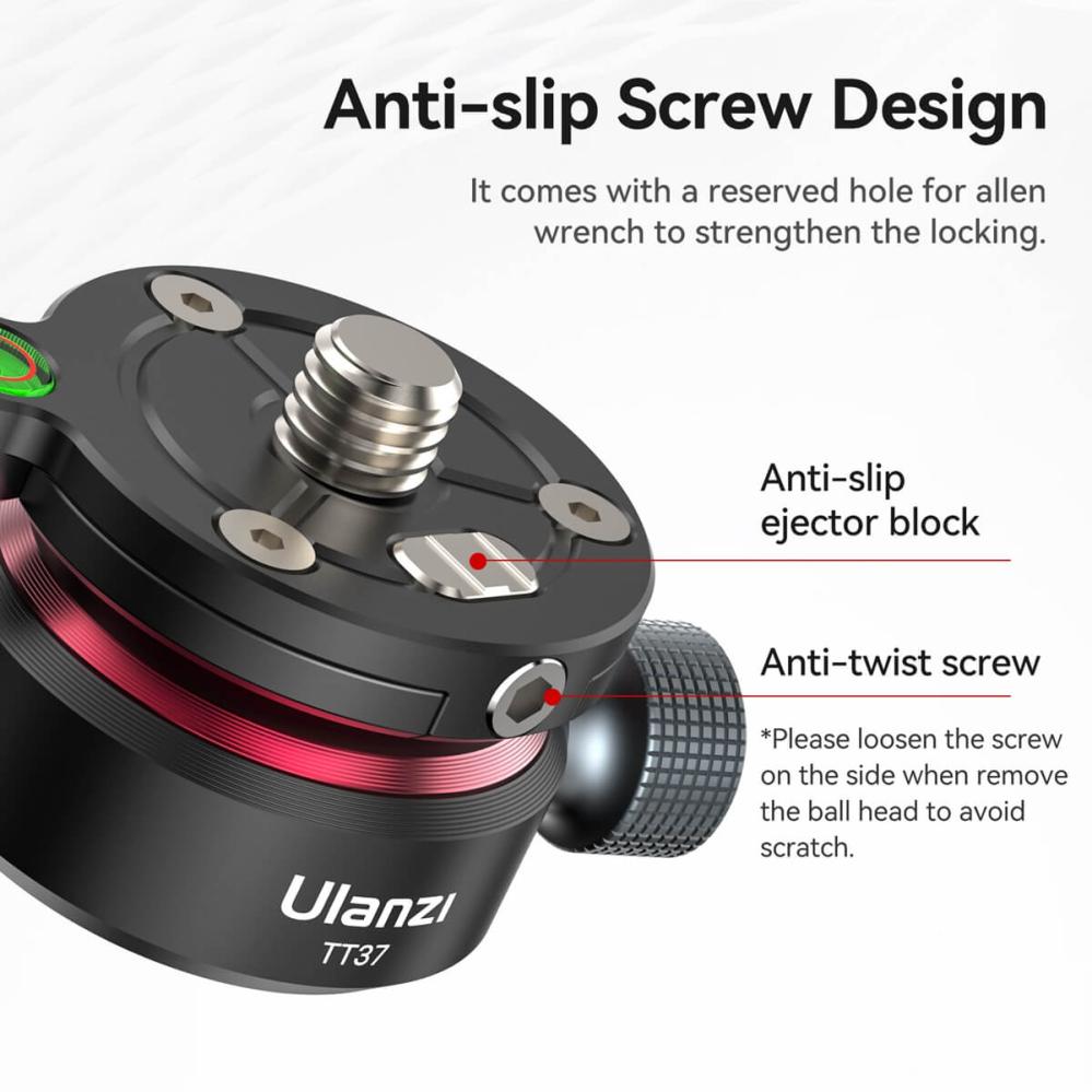 Ulanzi Ulanzi TT37 Nivellerinsbas +- 8 grader i miniformat for kulleder