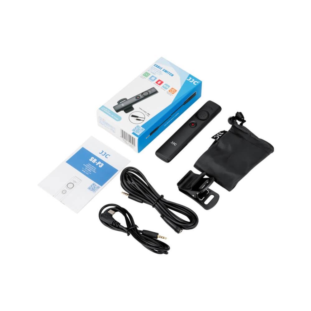 JJC JCC fjernkontroll for Panasonic Lumix S9 G1000D med klämmfeste