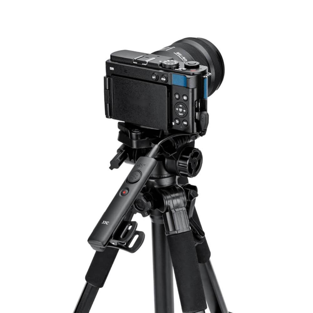 JJC JCC fjernkontroll for Panasonic Lumix S9 G1000D med klämmfeste