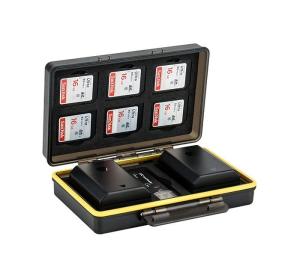 JJC JJC Batteri & minneskortask 6xSD olika batterimodeller