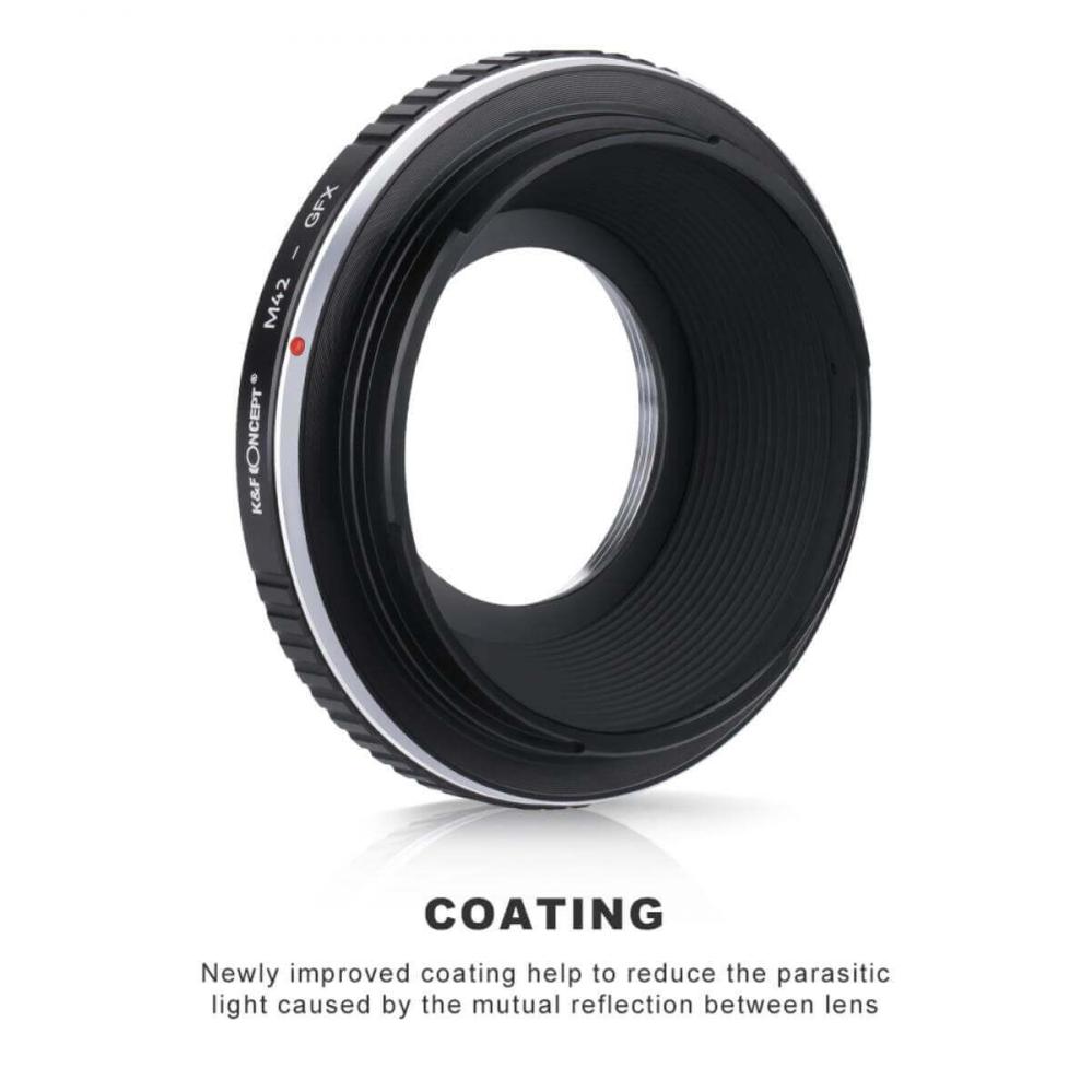 K&F Concept K&F Concept Objektivadapter for M42 objektiv for Fujifilm GFX kamerahus