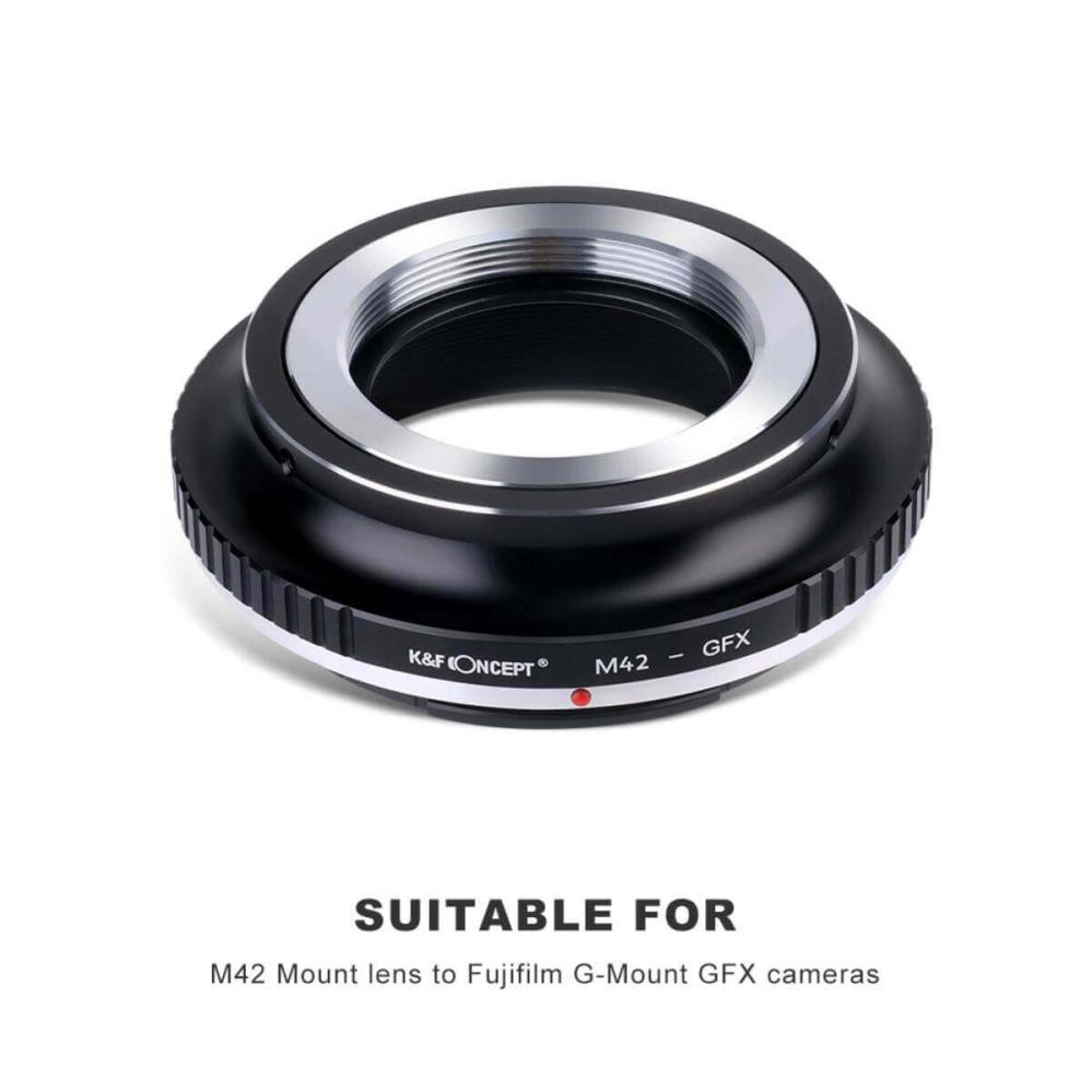 K&F Concept K&F Concept Objektivadapter for M42 objektiv for Fujifilm GFX kamerahus