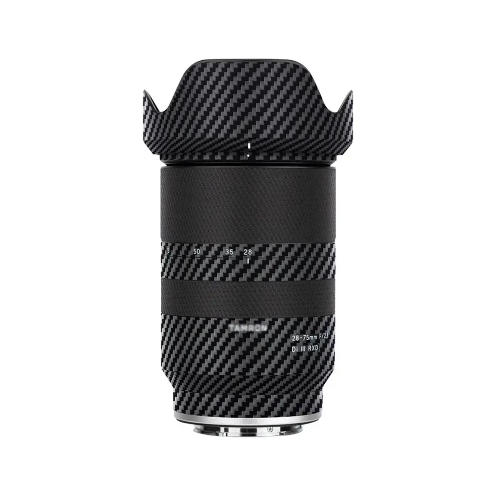JJC JJC Reptålig skyddsfilm (skin) i kolfiber för Tamron 28-75mm f/2.8 Di III RXD