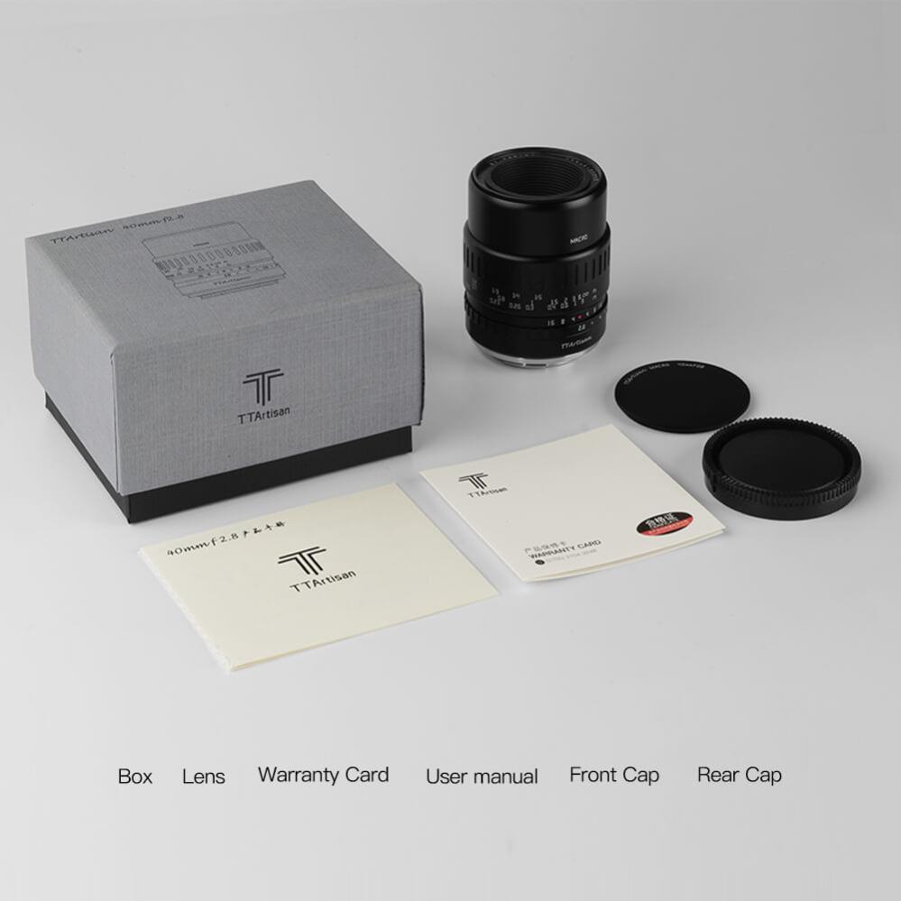 TTArtisan TTArtisan 40mm f/2.8 Makroobjektiv for Micro 4/3