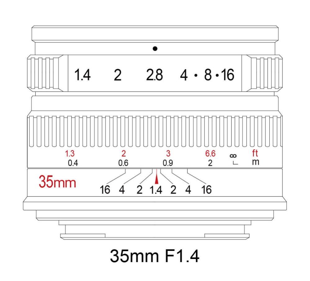  7Artisans 35mm f/1.4 objektiv APS-C för Fujifilm X från Kamda – snabb leverans och trygg e-handel