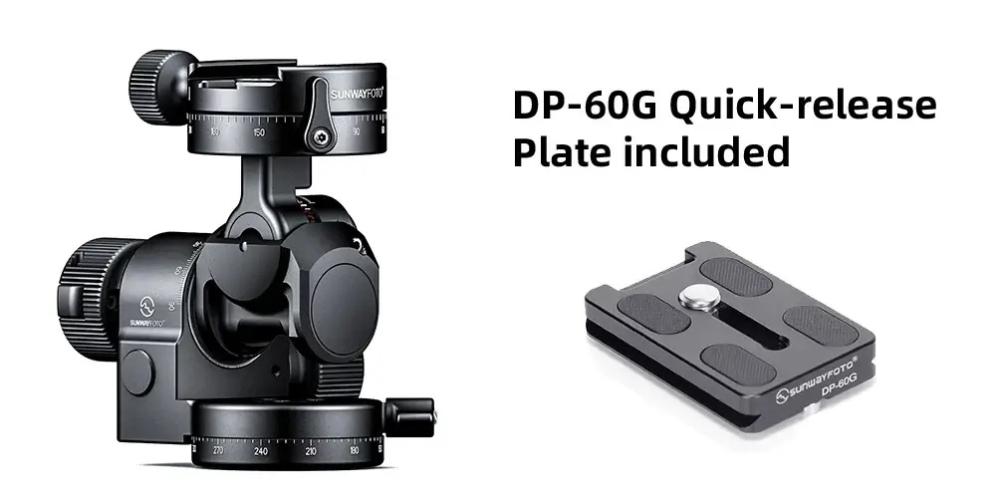 Sunwayfoto Sunwayfoto Geared Head GH-PRO II - giretthode for presis justering