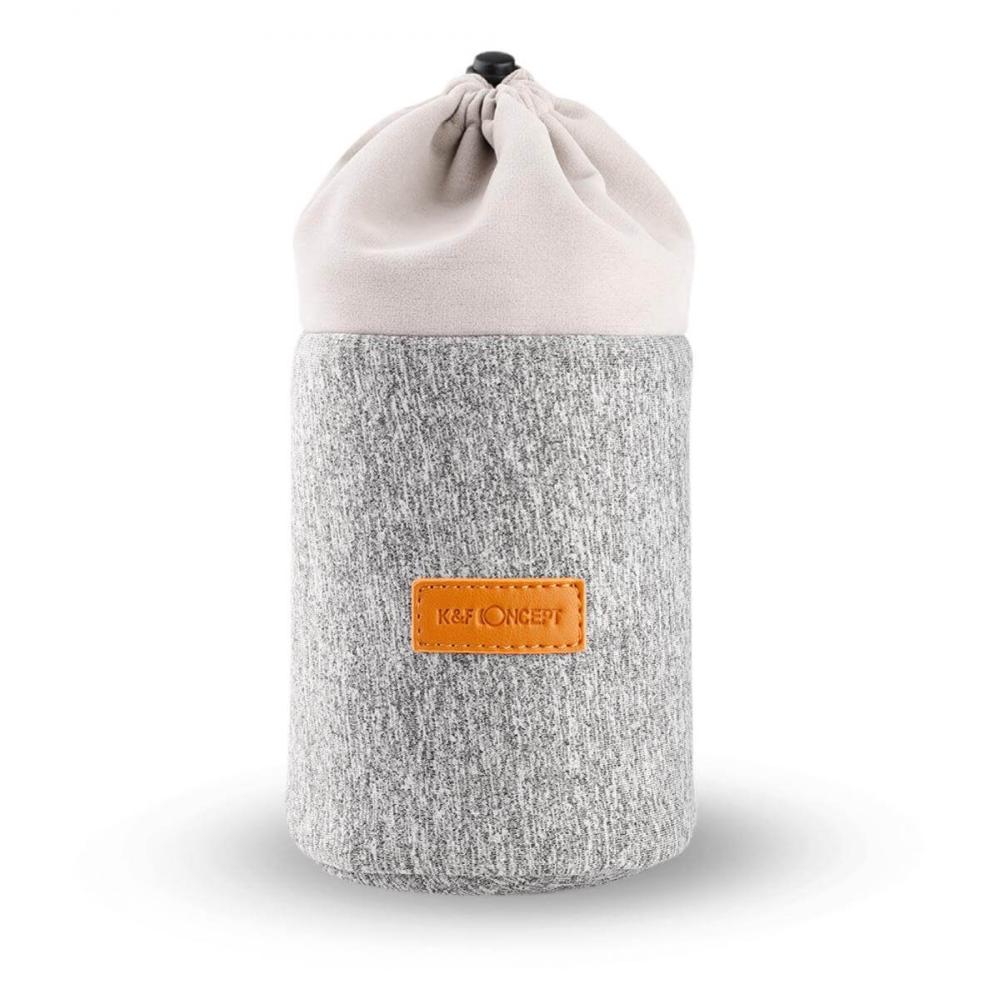 K&F Concept K&F Concept Linseveske i grå neopren 10x13cm