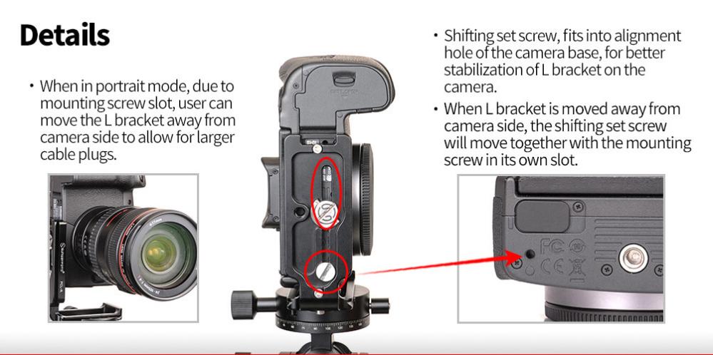 Sunwayfoto Sunwayfoto l-bracket for Canon EOS R