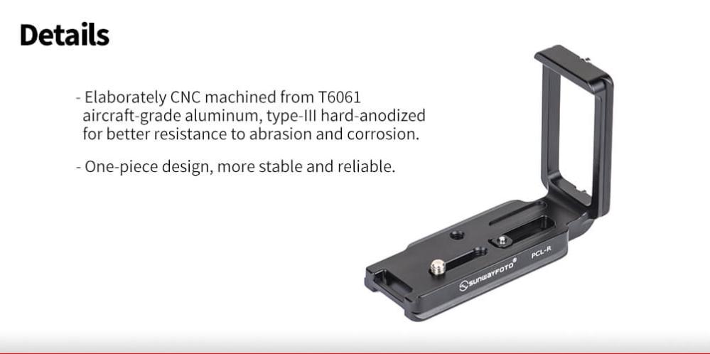 Sunwayfoto Sunwayfoto l-bracket for Canon EOS R