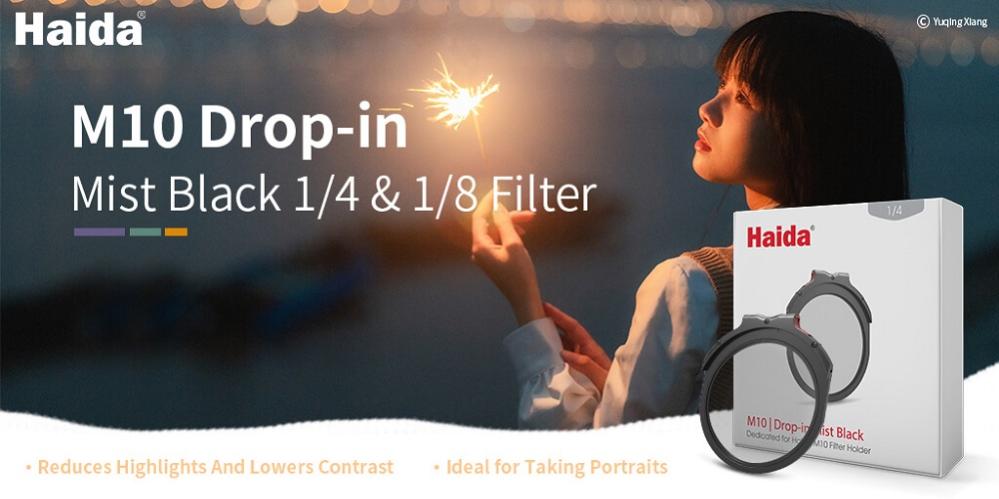 Haida Haida Drop-In Mist Black 1/4 filter Nano-Coating for M10/M10-II