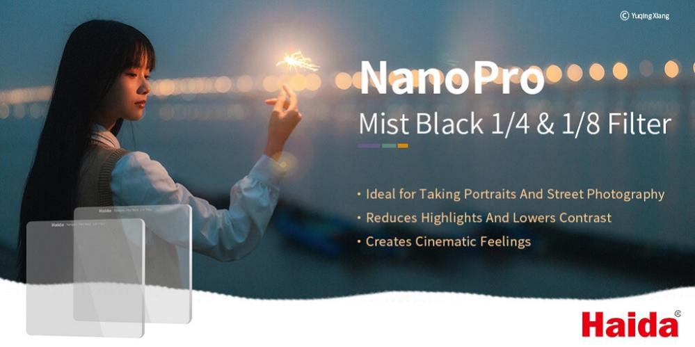 Haida Haida Drop-In Mist Black 1/4 filter Nano-Coating for M10/M10-II