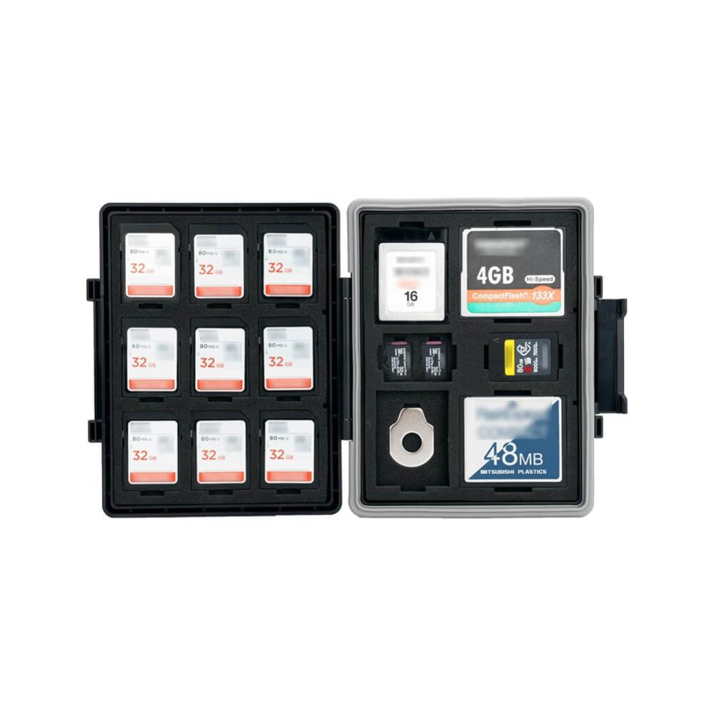JJC Minnekortetui 9xSD + 30 MicroSD + 2xCF + 2xCF-EXP A + 2xCF-EXP B