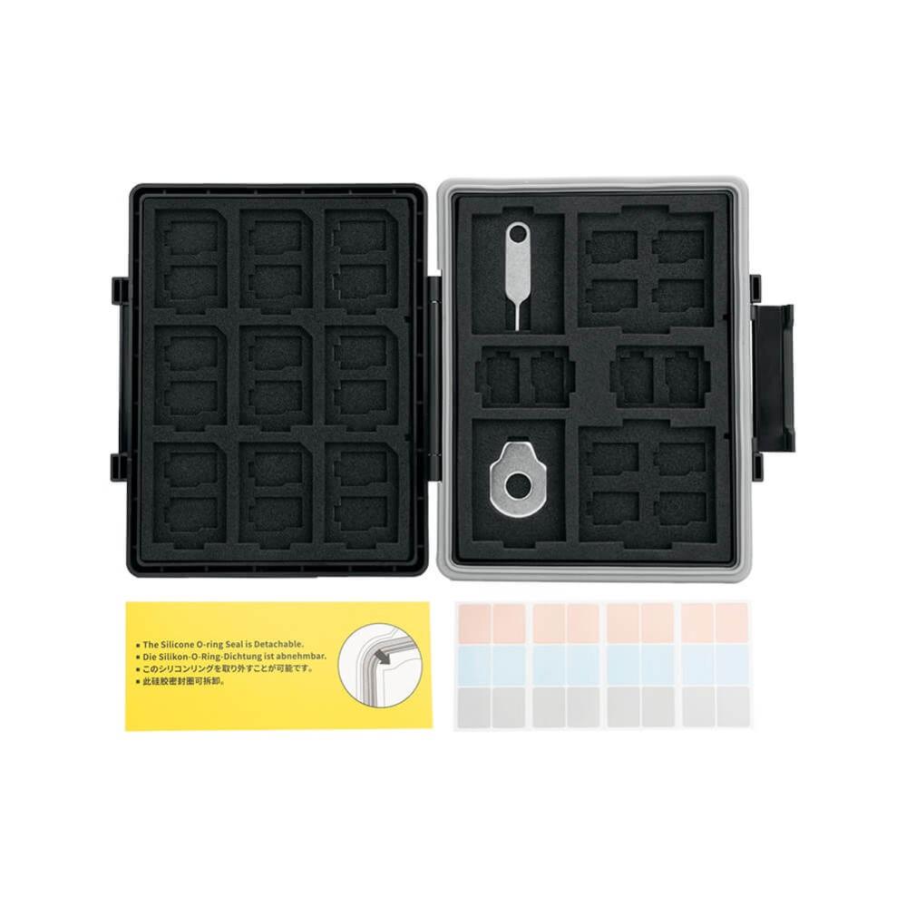 JJC Minnekortetui 9xSD + 30 MicroSD + 2xCF + 2xCF-EXP A + 2xCF-EXP B