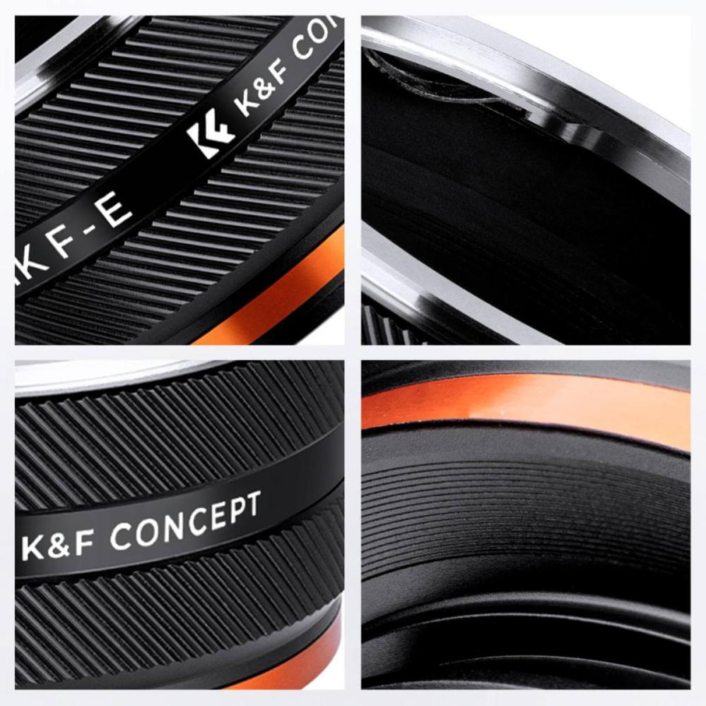 K&F Concept K&F Concept Objektivadapter Pro IV till NIkon F objektiv for Sony E