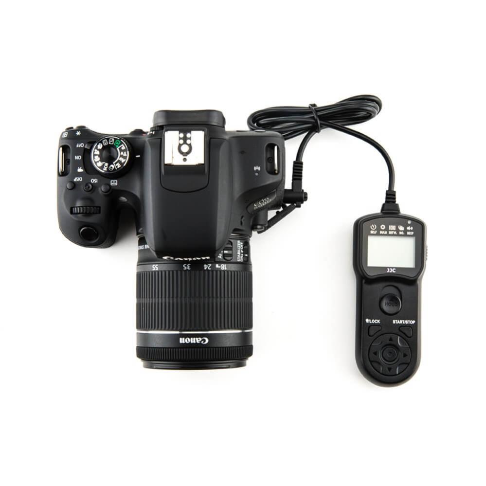 JJC JJC TM-C Multifunktionell timer-fjernkontroll for Canon